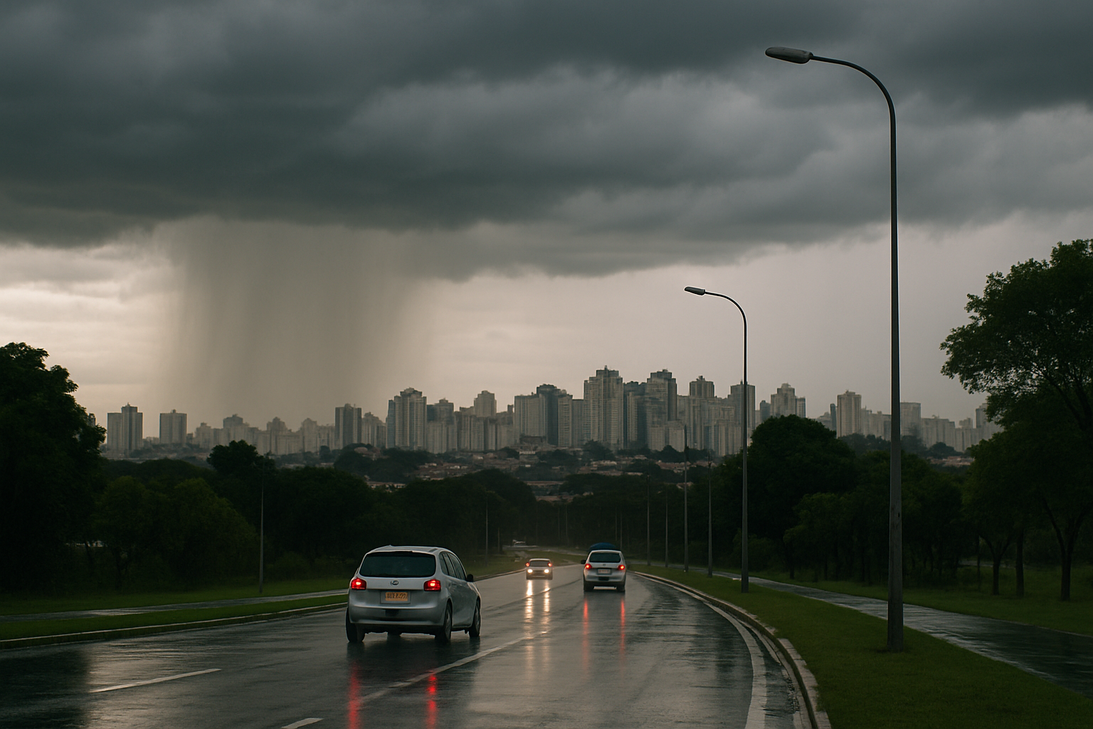 Frente fria traz previsão de chuvas intensas para Louveira e região nesta semana
